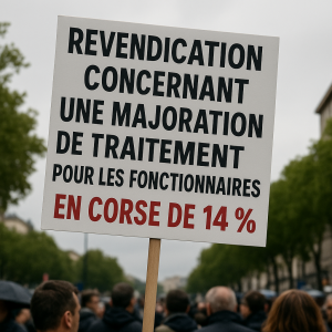 AD Corse revendication majoration detraitement de 14 %