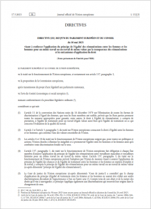 Directive_UE_2023-970 Vos droits à un salaire équitable