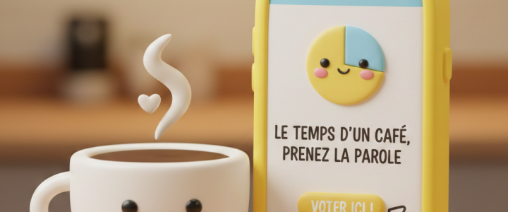 Le temps d’un café, répondez à notre enquête sur le syndicalisme en Corse. AD sondage syndicat