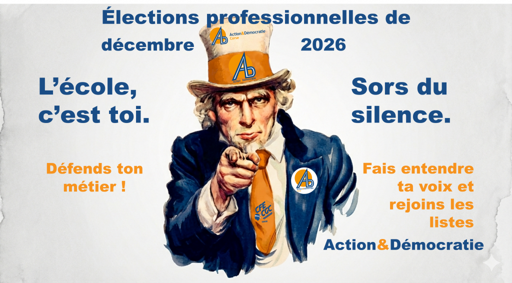 Fais entendre ta voix et rejoins les listes Action & Démocratie